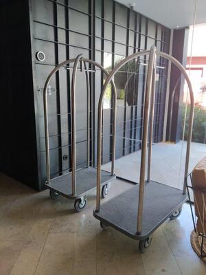 Carro Porta Malas Inox 18/8 Big